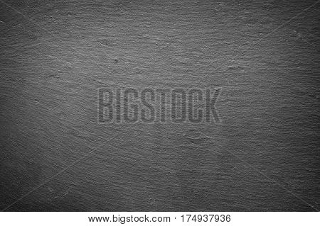 slab of dark gray slate as background texture