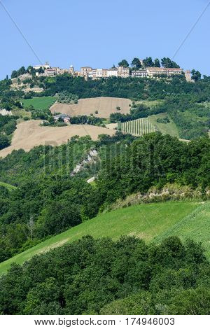 Rural Landscape Of Ripatransone On Marche