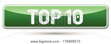 Top 10 - Abstract Beautiful Button With Text.