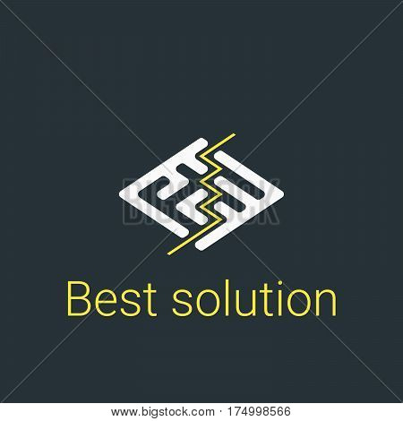 Modern Logo For Business. Vector Illustration Symbol