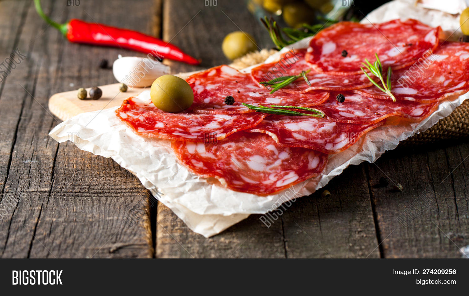 Chorizo Sausage Salami Image & Photo (Free Trial) Bigstock