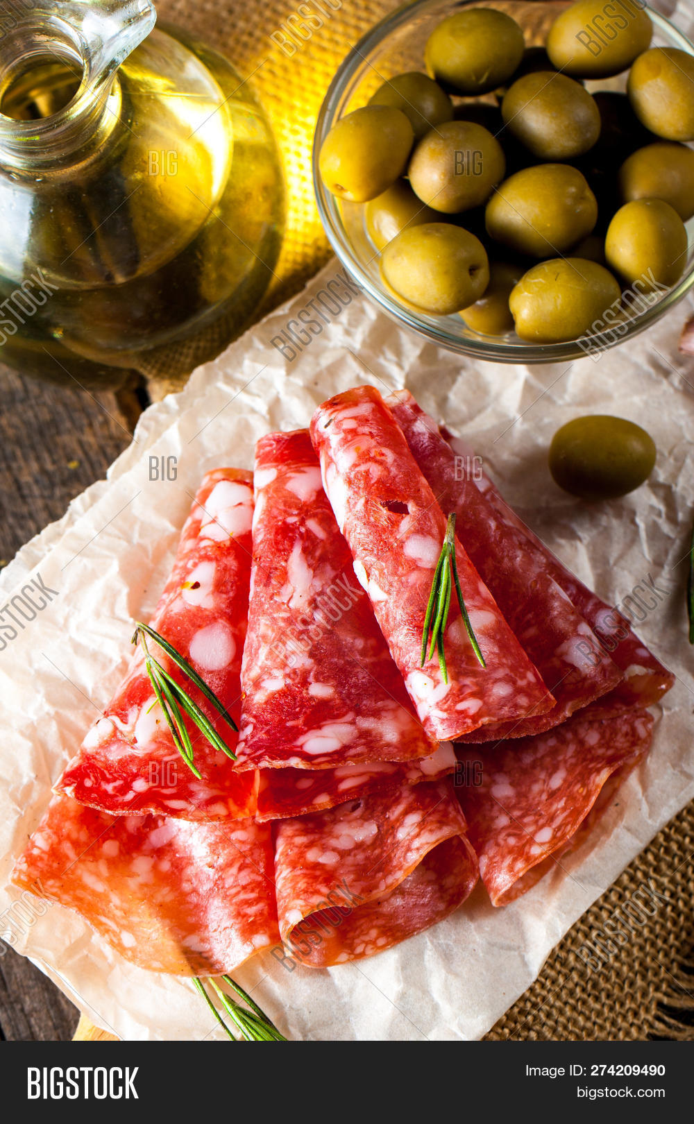 Italian Salami Olives Image & Photo (Free Trial) Bigstock