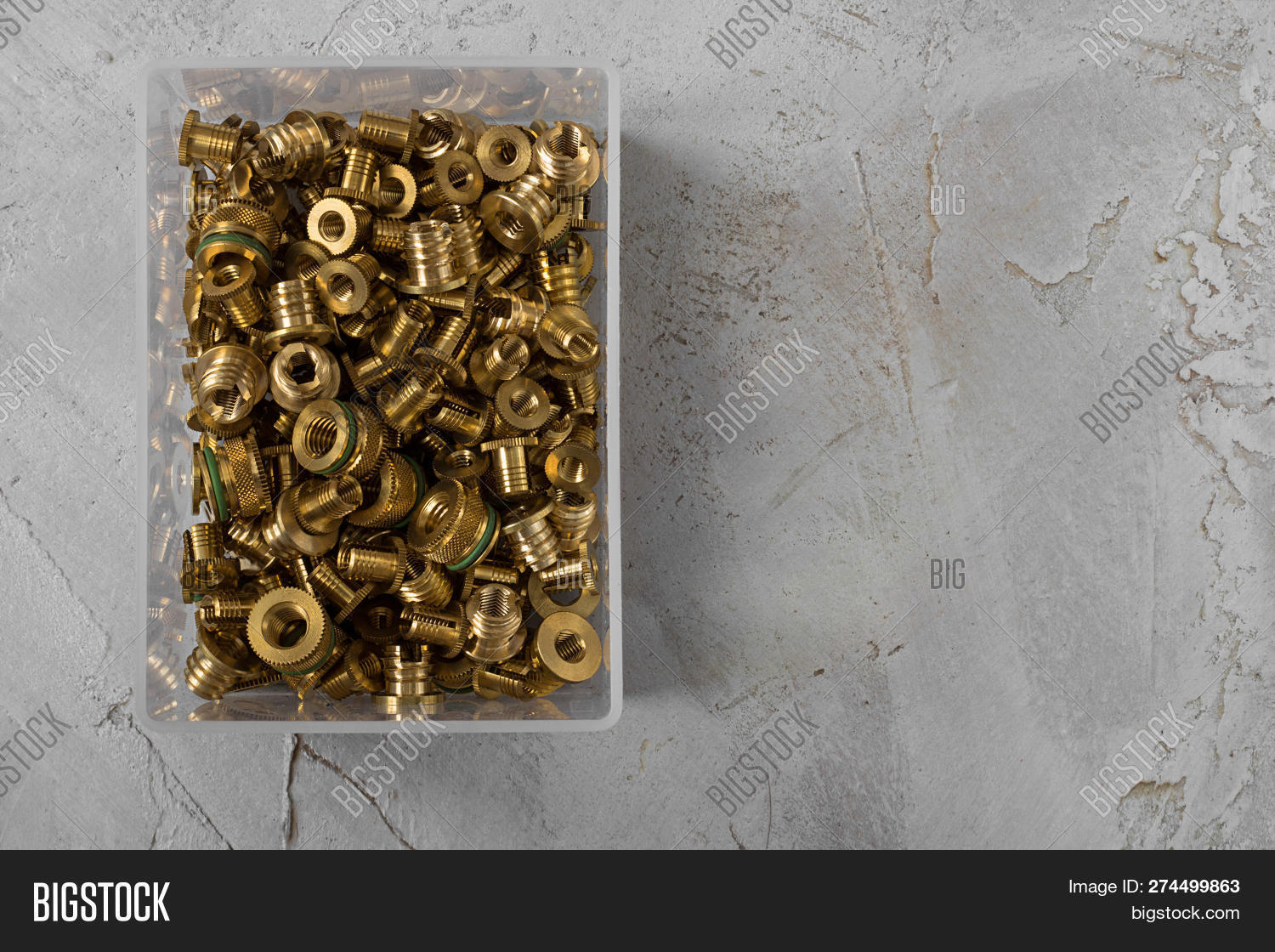Gold Threaded Insert Many Metal Gold Image & Photo (Free Trial) | Bigstock