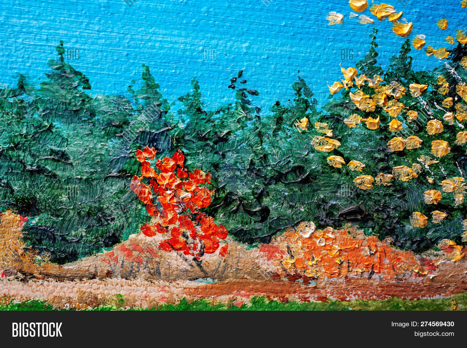 Oil Painting Detail Image & Photo (Free Trial) Bigstock