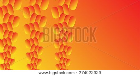 Orange Pattern, Abstract Image, Orange Gradient Pills