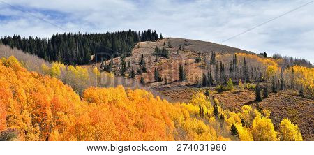 Guardsman Pass Views Of Panoramic Landscape Of The Pass From The Brighton Side By Midway And Heber V