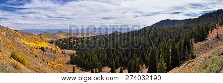 Guardsman Pass Views Of Panoramic Landscape Of The Pass From The Brighton Side By Midway And Heber V
