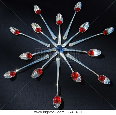 Cucchiai con gocce per la tosse