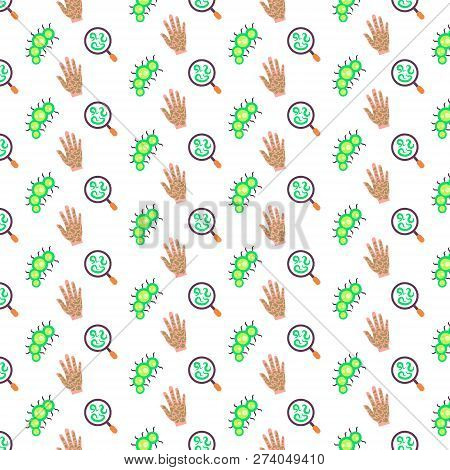 Viral Diseases Human Infected Palm Virus Bakteria Germ Icon Healthcare Medical Service Logo Medicine