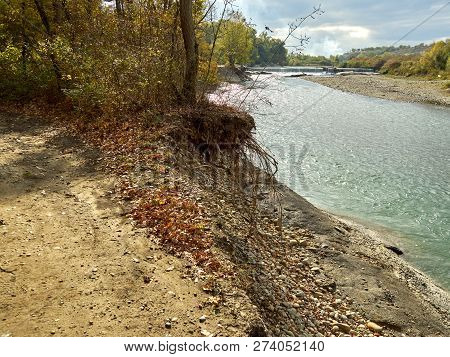 Zelenchuk River Near The Confluence Of The Kuban River, Northern Caucasus, Stavropol Territory