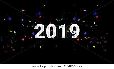 Celebrate Countdown Happy New Yaer 2019 , New Yaer Concept