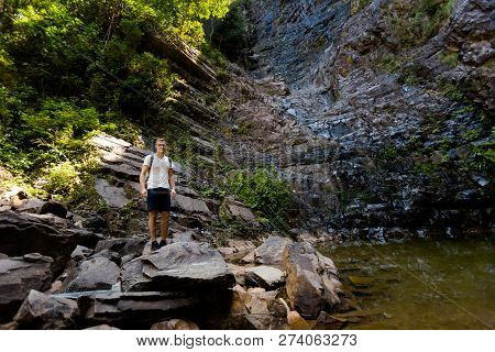 Temurun Waterfall On Langkawi Island