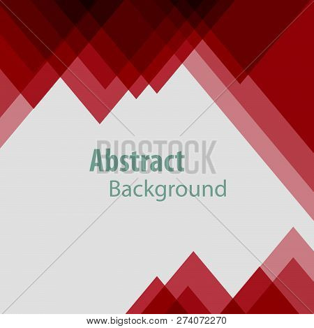 Red Abstract Vector Background ,red Triangular Border Vector,esp10