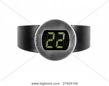 Rote Weinthermometer