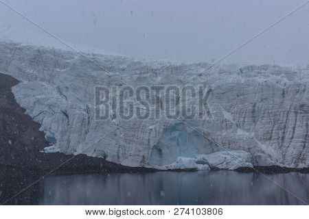 Beautiful Pastoruri Glacier In The Andes In Peru