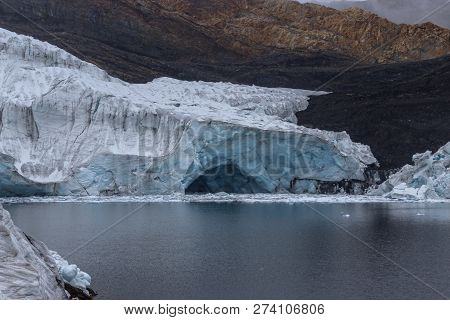 Beautiful Pastoruri Glacier In The Andes In Peru