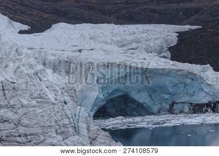 Beautiful Pastoruri Glacier In The Andes In Peru