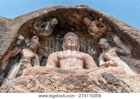 Bojjannakonda And Lingalakonda Are Two Buddhist Rock-cut Caves On Adjacent Hillocks At Visakhapatnam