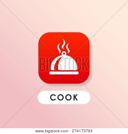Modern Cook Vector Icon Design. Kitchen Utensils Icon Design