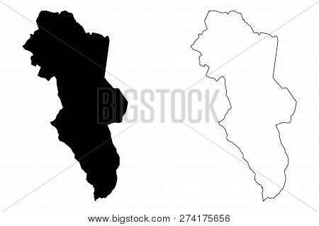 Hedmark (administrative Divisions Of Norway, Kingdom Of Norway) Map Vector Illustration, Scribble Sk