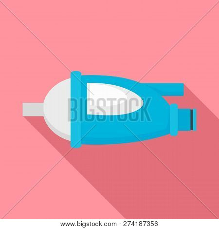 Pool Suction Machine Icon. Flat Illustration Of Pool Suction Machine Vector Icon For Web Design
