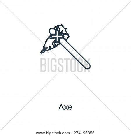 Axe Icon In Trendy Design Style. Axe Icon Isolated On White Background. Axe Vector Icon Simple And M