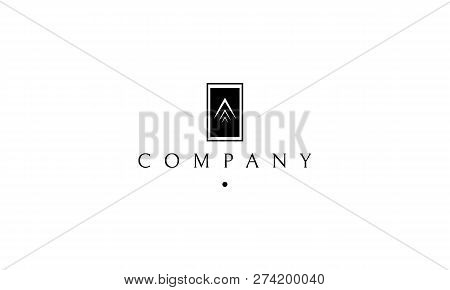 Abstract Logo Of The Three Arrowheads Personifying The Desire To Achieve The Goal.