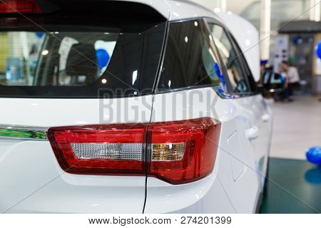 Novokuznetsk. Russia. 18.04.2018. Presentation Of Chinese Car Lifan X70