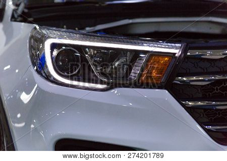 Novokuznetsk. Russia. 18.04.2018. Presentation Of Chinese Car Lifan X70