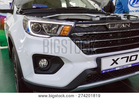 Novokuznetsk. Russia. 18.04.2018. Presentation Of Chinese Car Lifan X70