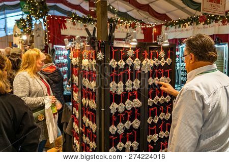 Shopping At The Christkindlmarket.