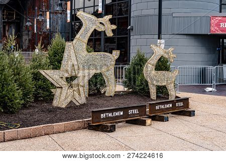 The Decorations At The Christkindlmarket