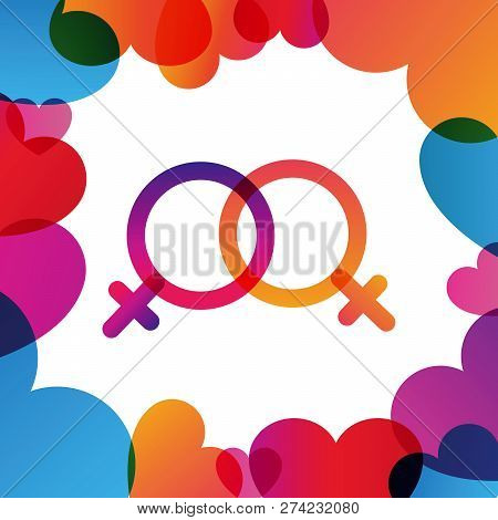 Valentine Day Instagram Card In Trendy Color Transition Style