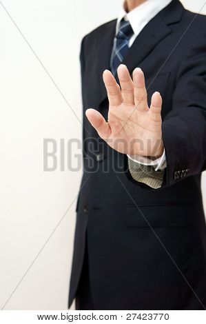 Forretningsmænd til at begrænse.