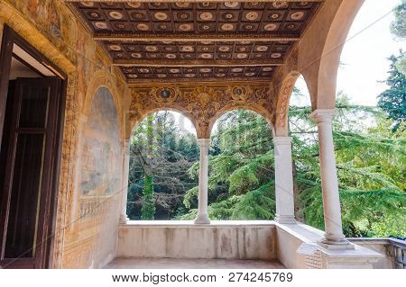 Padula, Italy - September 2018 : Certosa Di San Lorenzo. Padula Italy. Padula Charterhouseitaly