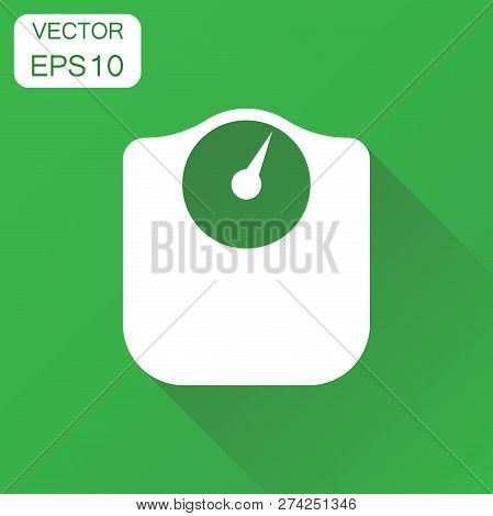 Bathroom Scale Weigher Icon. Business Concept Weigher, Balance S