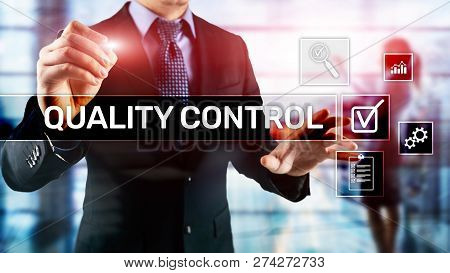 Quality Control And Assurance.standardisation. Guarantee. Standards. Business And Technology Concept