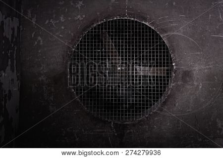 Triller Concept. Interior Of The Dark Basement.