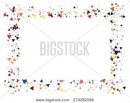 Bang, Blast, Moved Particles, Vector Explosion Burst Border. Broken Glass Moving Memphis Grunge Frag
