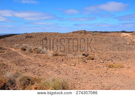Photo Picture Of A Countryside Desert Dirt Road