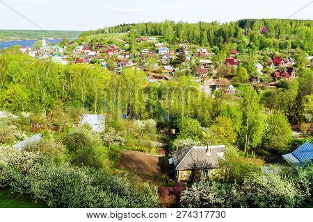 Old Russian City Ples . Gold Ring Of Russia