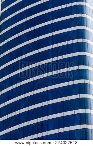 Dubai, United Arab Emirates - October, 2018: Burj Khalifa Tower. This Skyscraper Is The Tallest Man-