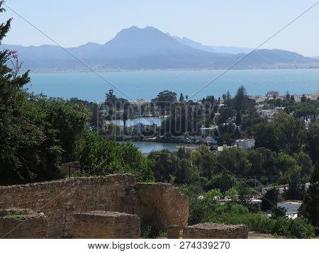 Carthago Ruins Of Capital City Of The Ancient Carthaginian Civilization. Unesco World Heritage Site.