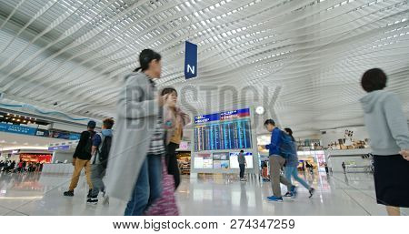 Chek lap kok, Hong Kong- 24 November 2018: Hong Kong international airport 