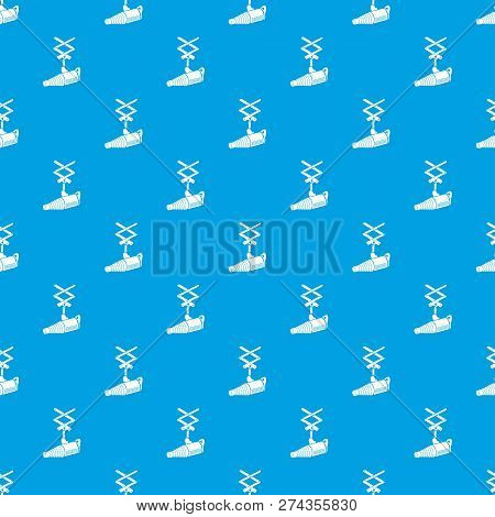 Studio Flash With A Conical Snoot Pattern Seamless Blue Repeat For Any Use