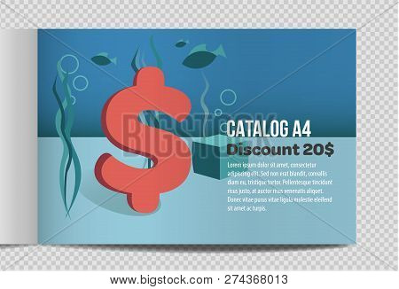 Fast Vector Catalog A4 Sheet Illustration Promotion