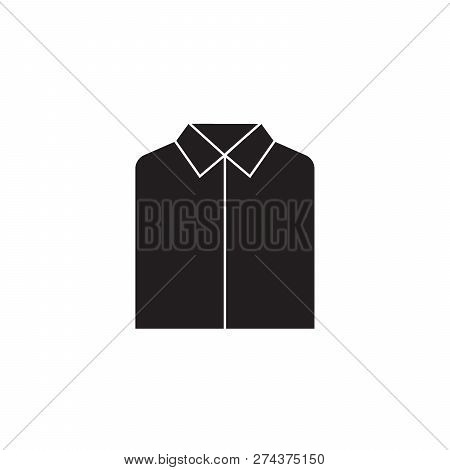 Business Suspenders Black Vector Concept Icon. Business Suspenders Flat Illustration, Sign