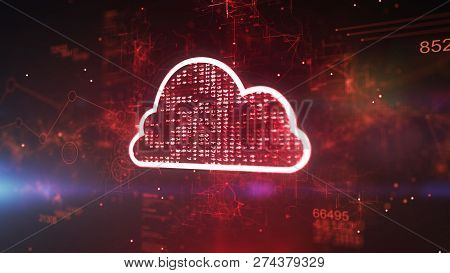 Beaming Cyber Red Cloud Cpu