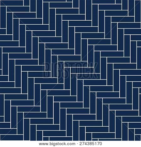 Vector Decorative Background - Simple Seamless Gepmetric Pattern