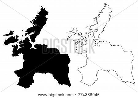 Sor-trondelag (administrative Divisions Of Norway, Kingdom Of Norway) Map Vector Illustration, Scrib